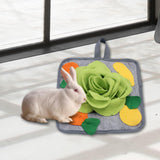 Nosework Feeding Mat Slow Feeder Sniffing Pad Hamster Rabbit Foraging Mat Green - Aladdin Shoppers