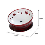 Raised Pet Feeder Water Bowls Treat Dispenser Elevated Dog Cat Food Bowl Red - Aladdin Shoppers