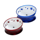 Raised Pet Feeder Water Bowls Treat Dispenser Elevated Dog Cat Food Bowl Red - Aladdin Shoppers