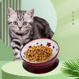 Raised Pet Feeder Water Bowls Treat Dispenser Elevated Dog Cat Food Bowl Red - Aladdin Shoppers