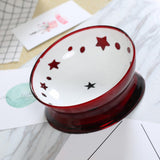 Raised Pet Feeder Water Bowls Treat Dispenser Elevated Dog Cat Food Bowl Red - Aladdin Shoppers