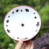 Raised Pet Feeder Water Bowls Treat Dispenser Elevated Dog Cat Food Bowl Red - Aladdin Shoppers