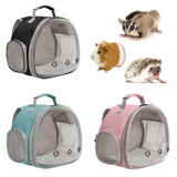 Hamster Carrier Backpack Breathable Multifunction for Hedgehog Bird Rabbit Black - Aladdin Shoppers