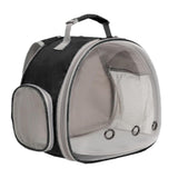 Hamster Carrier Backpack Breathable Multifunction for Hedgehog Bird Rabbit Black - Aladdin Shoppers