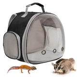 Hamster Carrier Backpack Breathable Multifunction for Hedgehog Bird Rabbit Black - Aladdin Shoppers