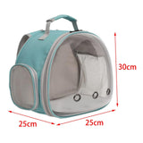 Hamster Carrier Backpack Breathable Multifunction for Hedgehog Bird Rabbit Green - Aladdin Shoppers