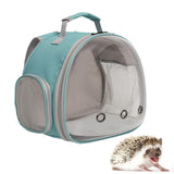 Hamster Carrier Backpack Breathable Multifunction for Hedgehog Bird Rabbit Green - Aladdin Shoppers