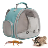 Hamster Carrier Backpack Breathable Multifunction for Hedgehog Bird Rabbit Green - Aladdin Shoppers