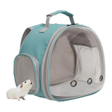 Hamster Carrier Backpack Breathable Multifunction for Hedgehog Bird Rabbit Green - Aladdin Shoppers