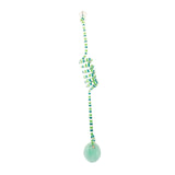 Cat Toy Hanging Elastic Spring Rope 180cm Durable with Suction Cup Flexible Green - Aladdin Shoppers