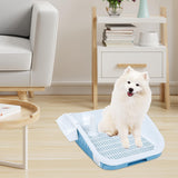 Puppy Toilet Dog Mat Keep Clean Splashproof for Pet Training Blue - Aladdin Shoppers