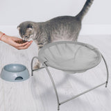 Stylish Round Soft Cat Hammock Comfortable Detachable for Playing Sleeping Gray - Aladdin Shoppers