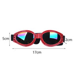 Dog Sunglasses Costume Accessories for Walking Outdoor Photo Props Red - Aladdin Shoppers