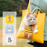 Pet Cat Carrier Bag Puppy Satchel Bag Breathable Travel Bag Tote L - Aladdin Shoppers