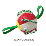 Dog Toys Soccer Ball for Small Medium Dogs Chew Toy Kitten Kitty Running red - Aladdin Shoppers