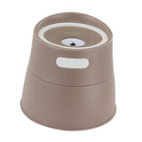 Cat Water Fountain Feeding Station Raised Cat Bowl for Dogs Cats Travel Brown - Aladdin Shoppers