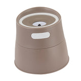 Cat Water Fountain Feeding Station Raised Cat Bowl for Dogs Cats Travel Brown - Aladdin Shoppers