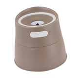 Cat Water Fountain Feeding Station Raised Cat Bowl for Dogs Cats Travel Brown - Aladdin Shoppers