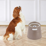 Cat Water Fountain Feeding Station Raised Cat Bowl for Dogs Cats Travel Brown - Aladdin Shoppers
