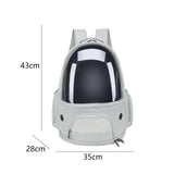 Dog Carriers Adjustable Strap Carrying Bags Backpack for Walking Puppy Cat Gray - Aladdin Shoppers