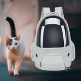 Dog Carriers Adjustable Strap Carrying Bags Backpack for Walking Puppy Cat Gray - Aladdin Shoppers