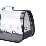 Cat Carrier Zipper Closure Pet Handbag Folding for Camping Walking Shopping Blue M - Aladdin Shoppers