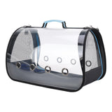 Cat Carrier Zipper Closure Pet Handbag Folding for Camping Walking Shopping Blue S - Aladdin Shoppers