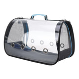 Cat Carrier Zipper Closure Pet Handbag Folding for Camping Walking Shopping Blue S - Aladdin Shoppers