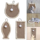 Cat Scratching Board Sisal Scratcher Claw Kitten Sofa Mat Activity Play Cat Head - Aladdin Shoppers