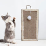 Cat Scratching Board Sisal Scratcher Claw Kitten Sofa Mat Activity Play Rectangle - Aladdin Shoppers