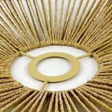 Maxbell 2xHandwoven Rope Lampshade Pendant Light Shade for Kitchen Island Home Hallway yellow