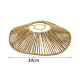 Maxbell 2xHandwoven Rope Lampshade Pendant Light Shade for Kitchen Island Home Hallway yellow