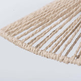 Maxbell 2xHandwoven Rope Lampshade Pendant Light Shade for Kitchen Island Home Hallway yellow