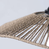 Maxbell 2xHandwoven Rope Lampshade Pendant Light Shade for Kitchen Island Home Hallway yellow