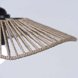 Maxbell 2xHandwoven Rope Lampshade Pendant Light Shade for Kitchen Island Home Hallway yellow