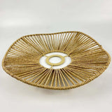 Maxbell 2xHandwoven Rope Lampshade Pendant Light Shade for Kitchen Island Home Hallway yellow