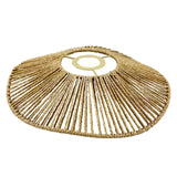 Maxbell 2xHandwoven Rope Lampshade Pendant Light Shade for Kitchen Island Home Hallway yellow