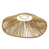 Maxbell 2xHandwoven Rope Lampshade Pendant Light Shade for Kitchen Island Home Hallway yellow