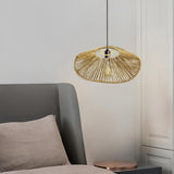 Maxbell 2xHandwoven Rope Lampshade Pendant Light Shade for Kitchen Island Home Hallway yellow