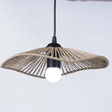 Maxbell 2xHandwoven Rope Lampshade Pendant Light Shade for Kitchen Island Home Hallway yellow