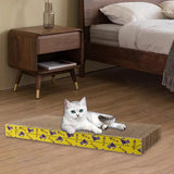 Maxbell 2xScratch Pad Nest Scratching Lounge Bed Sleeping Mats Cat Scratcher Cardboard Straight44.5x21x44cm