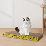 Maxbell 2xScratch Pad Nest Scratching Lounge Bed Sleeping Mats Cat Scratcher Cardboard Straight44.5x21x44cm