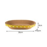 Maxbell 2xCorrugated Scratch Pad Lounge Bed Indoor Cats Nest Cat Scratcher Cardboards 58cmx40cmx9cm