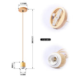 Maxbell 2xChandelier Single Head with Cord Plug in Pendant Light for Home Stair