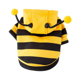 Pets Bee Halloween Costume Lovely Coat Comfortable Autumn Winter Cats Hoodies S