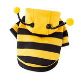 Pets Bee Halloween Costume Lovely Coat Comfortable Autumn Winter Cats Hoodies S