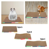 Maxbell 2xCat Scratchers Cardboard Durable Pet Sofa for Indoor Cats Kittens Play Rest