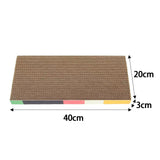 Maxbell 2xCat Scratchers Cardboard Durable Pet Sofa for Indoor Cats Kittens Play Rest