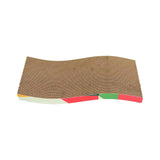 Maxbell 2xCat Scratchers Cardboard Durable Pet Sofa for Indoor Cats Kittens Play Rest