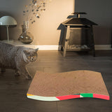 Maxbell 2xCat Scratchers Cardboard Durable Pet Sofa for Indoor Cats Kittens Play Rest